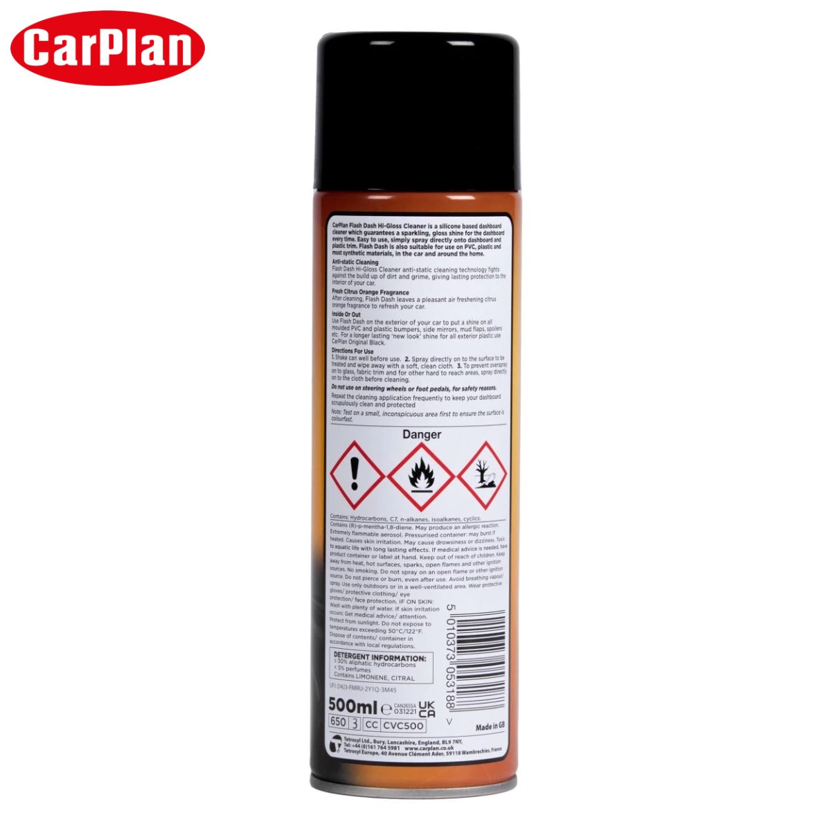 SOLUCION KROSKOTI CARPLAN FLASH DASH HI-GLOSS SHINE 500 ml-CVC500