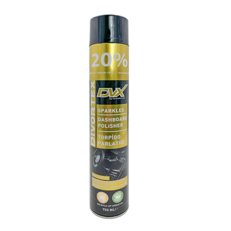 SOLUCION KROSKOTI DIVORTEX AER-9120 SPARKLESS DASHBOARD POLISHER 750 mL