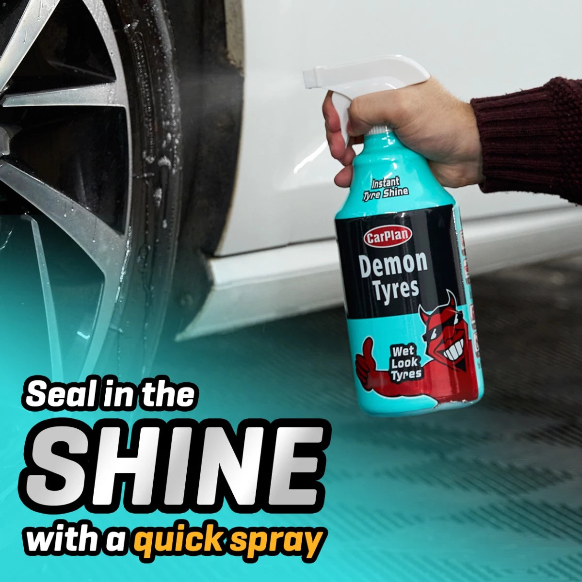 SOLUCION LUCIDUES GOMASH CARPLAN DEMON TYRES 1L-CDT101