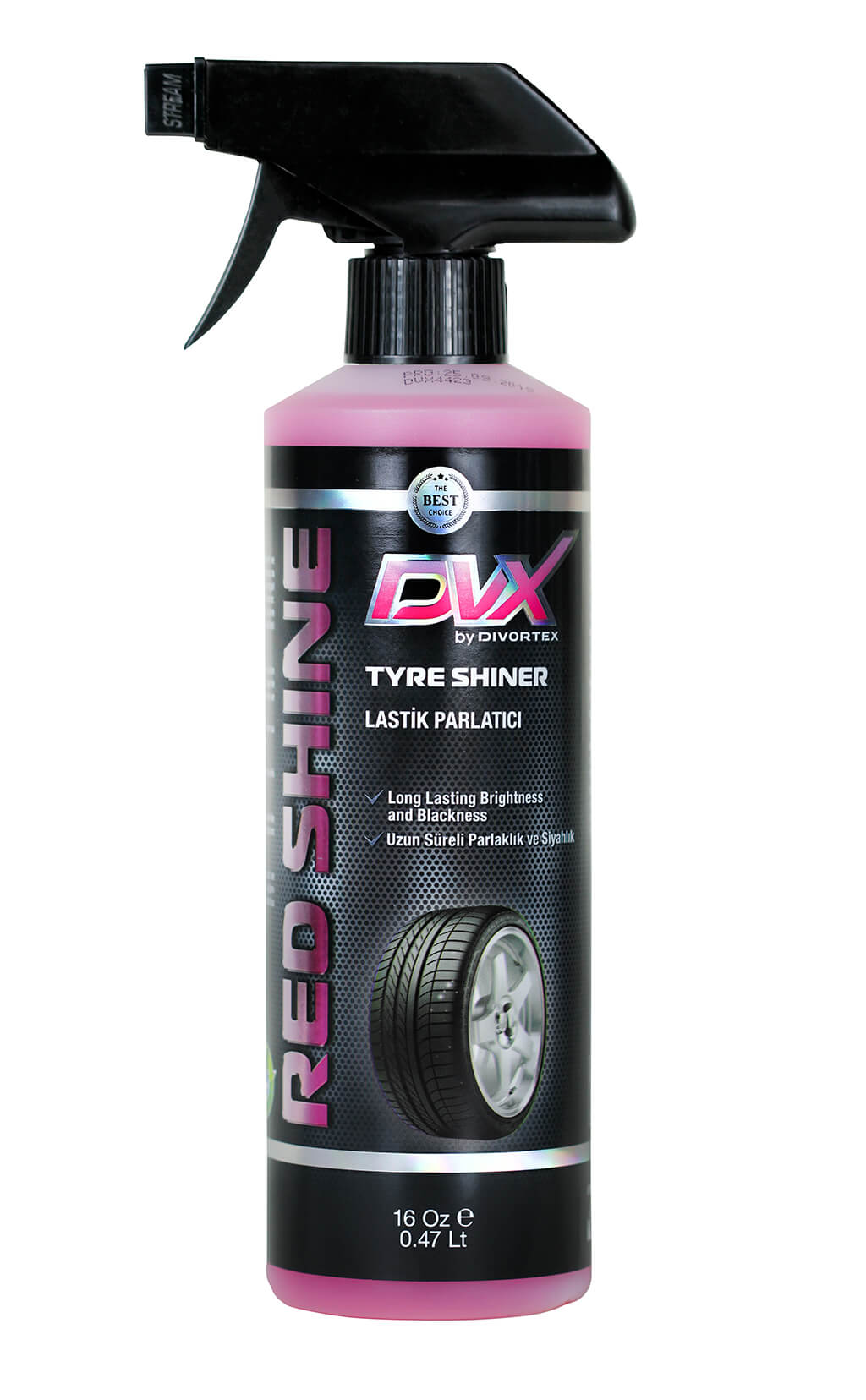 SOLUCION LUCIDUES GOMASH DIVORTEX DVX-2317 RED SHINE 473 mL
