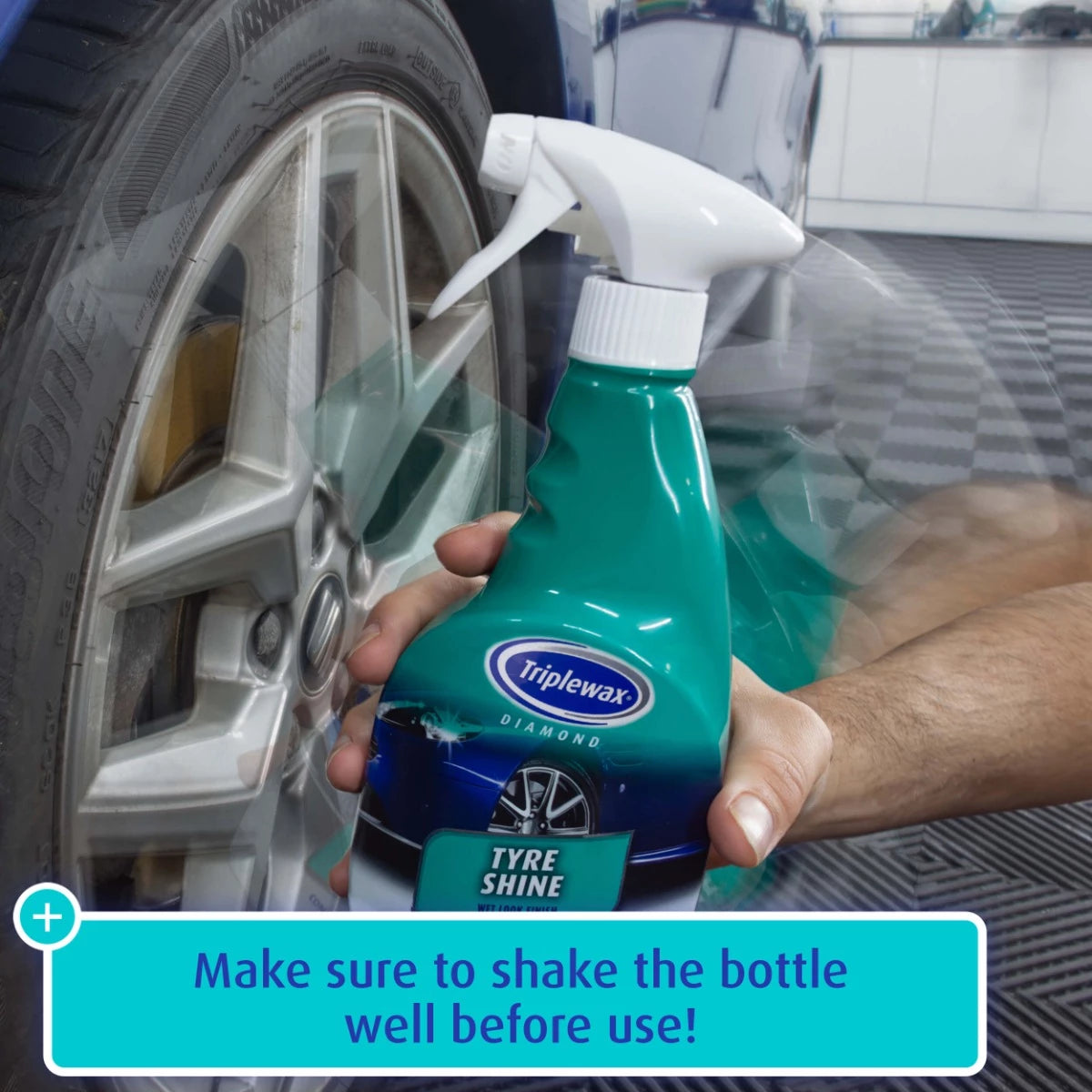 SOLUCION LUCIDUES GOMASH TRIPLEWAX TYRE SHINE 500 ml-TTS506