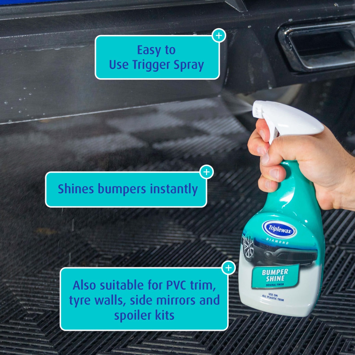 SOLUCION LUCIDUES PARAKOLPI TRIPLEWAX BUMPER SHINE 500 ml-TBR506
