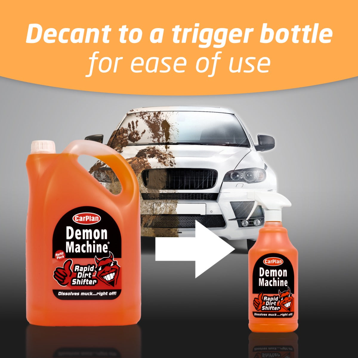 SOLUCION PARALARJE CARPLAN DEMON MACHINE 5L-CDM005