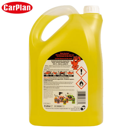 SOLUCION PASTRUES INTERIORI CARPLAN DEMON CLEAN (Citrus) 5L-CDC005