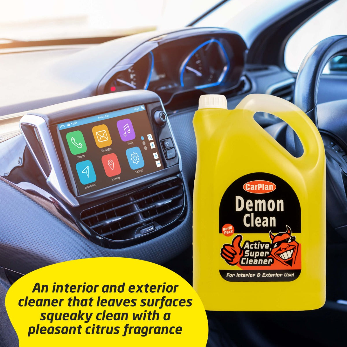 SOLUCION PASTRUES INTERIORI CARPLAN DEMON CLEAN (Citrus) 5L-CDC005
