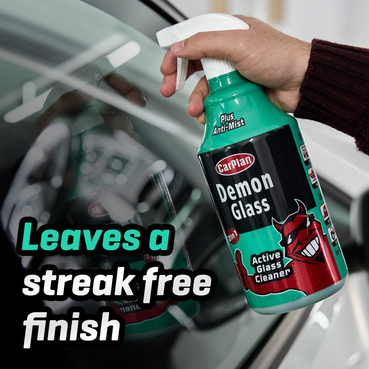 SOLUCION PASTRUES XHAMI CARPLAN DEMON GLASS CLEANER 1L-CDG101