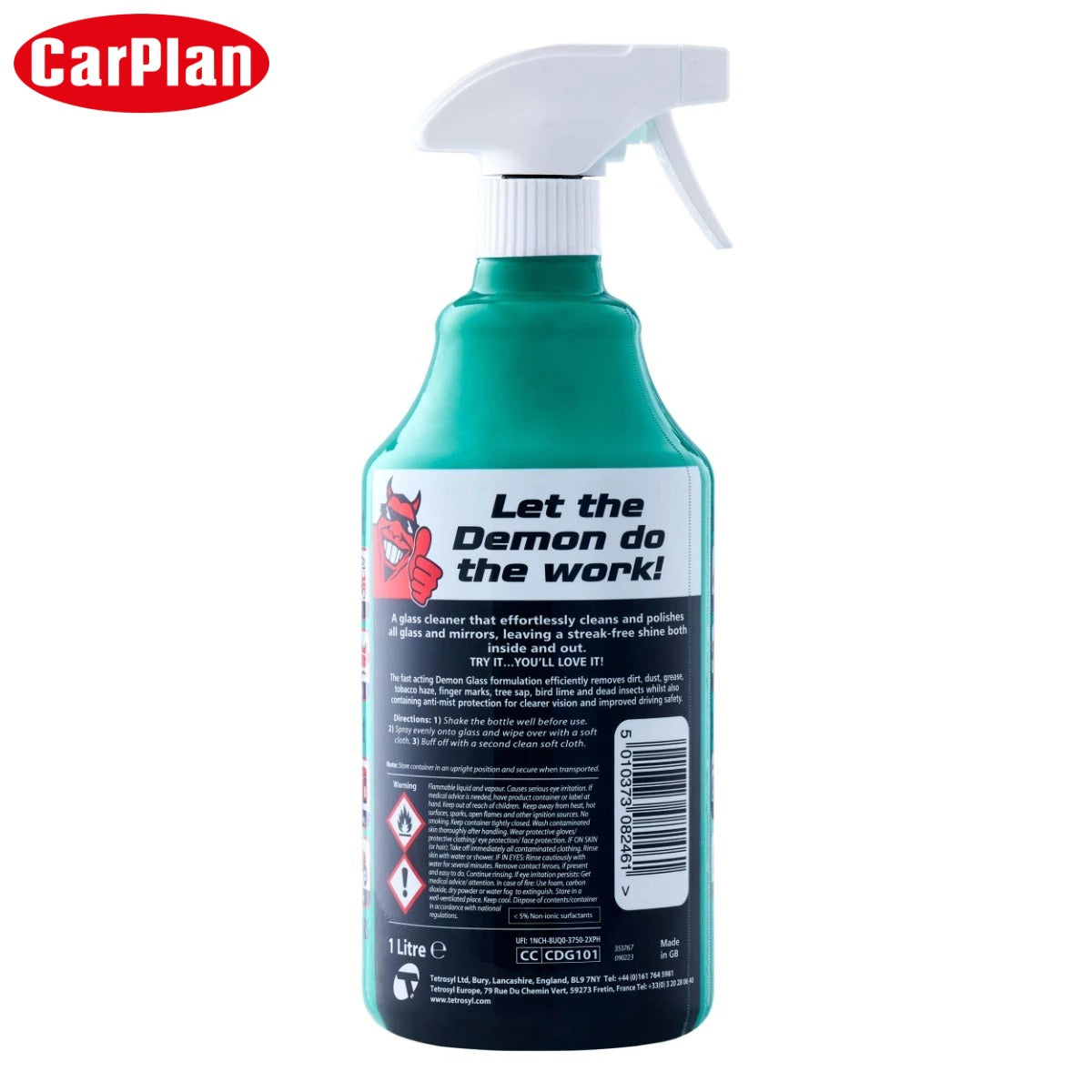 SOLUCION PASTRUES XHAMI CARPLAN DEMON GLASS CLEANER 1L-CDG101