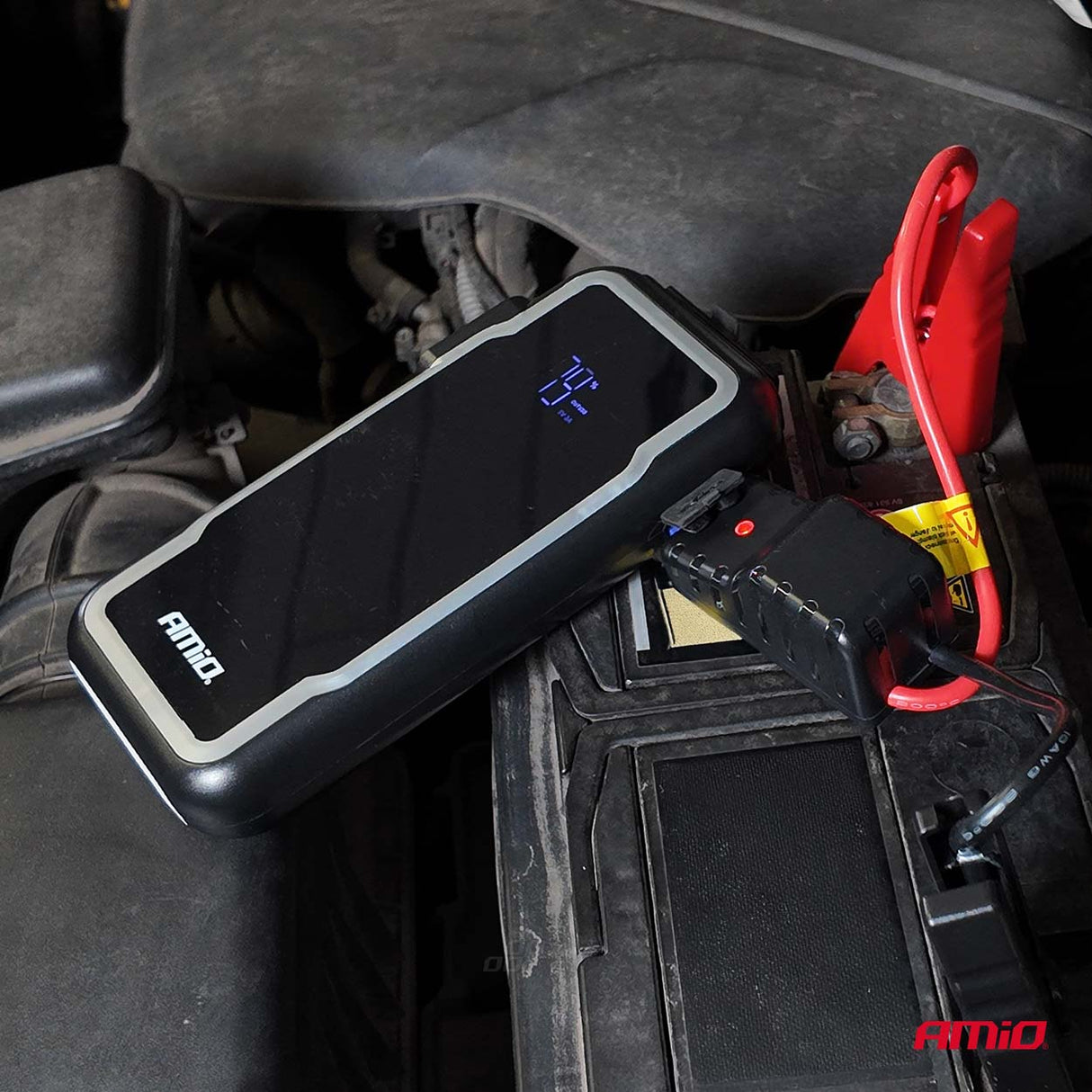 STARTER BATERIE PORTATIV 3-in-1 AMIO AM-04678 (Jump starter 12V 12Ah 1600A)