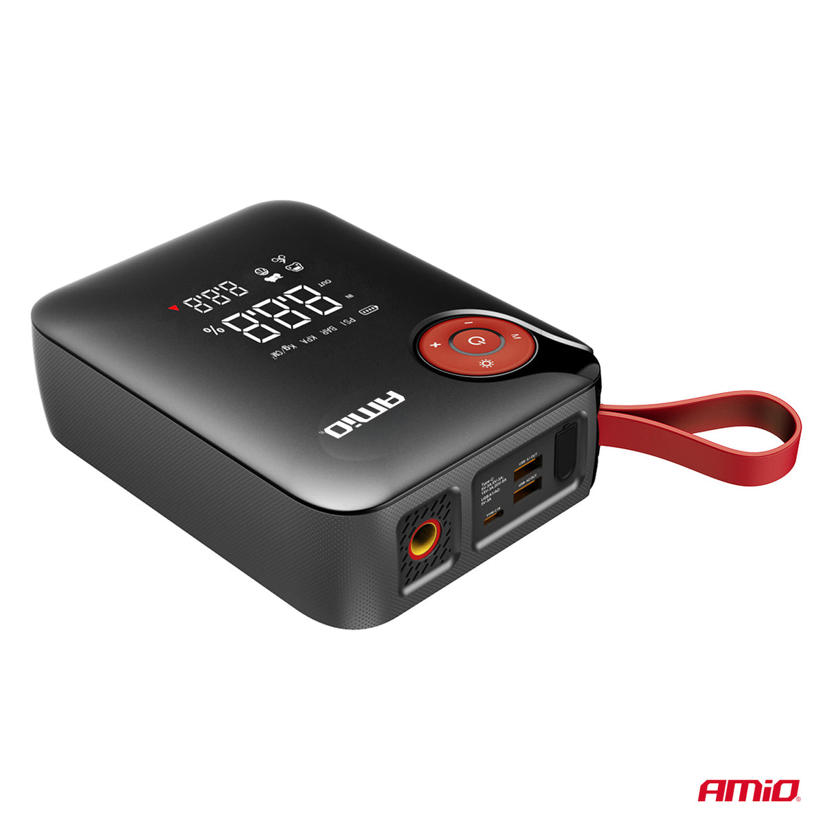 STARTER BATERIE PORTATIV 4-in-1 AMIO AM-04675 (Jump starter 12V 7.2Ah 600A)