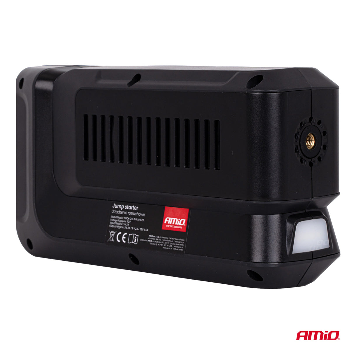 STARTER BATERIE PORTATIV 4-in-1 AMIO AM-04677 (Jump starter 12V 12Ah 1600A)