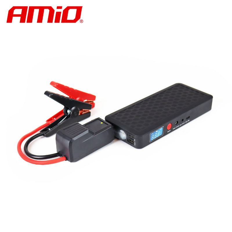 STARTER BATERIE PORTATIV DHE POWERBANK AMIO AM-02524 (Jump starter 12V 4Ah 800A)