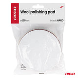 TAMPON LUCIDIMI AM-04884 ¯150mm HARD Wool Polishing Pad (VELCRO) 1 COPE