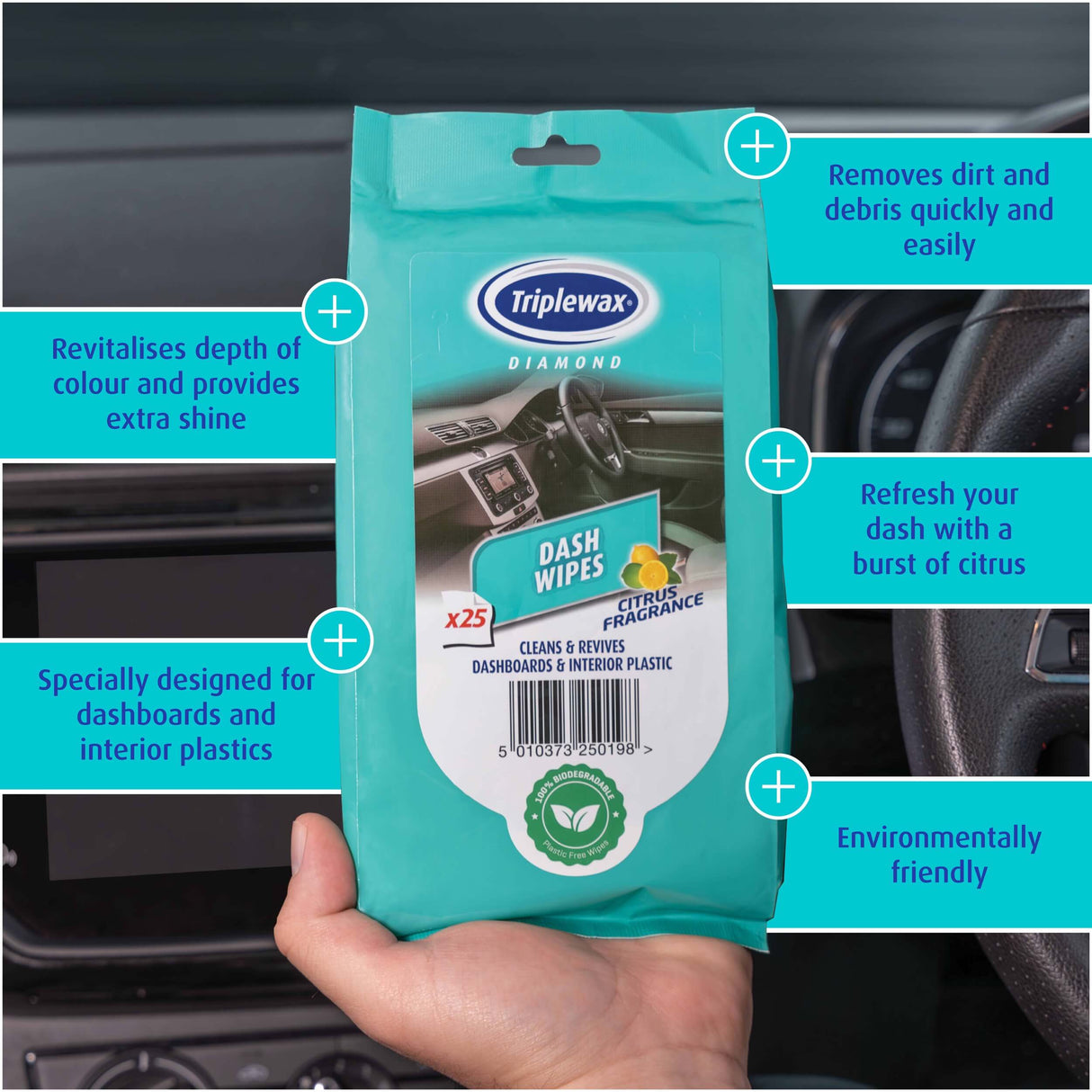 PECETA TE LAGURA TRIPLEWAX DASH WIPES-TDW125
