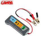 TESTER PER BATERI DHE ALTERNATOR LMP-74062 12V ME LED