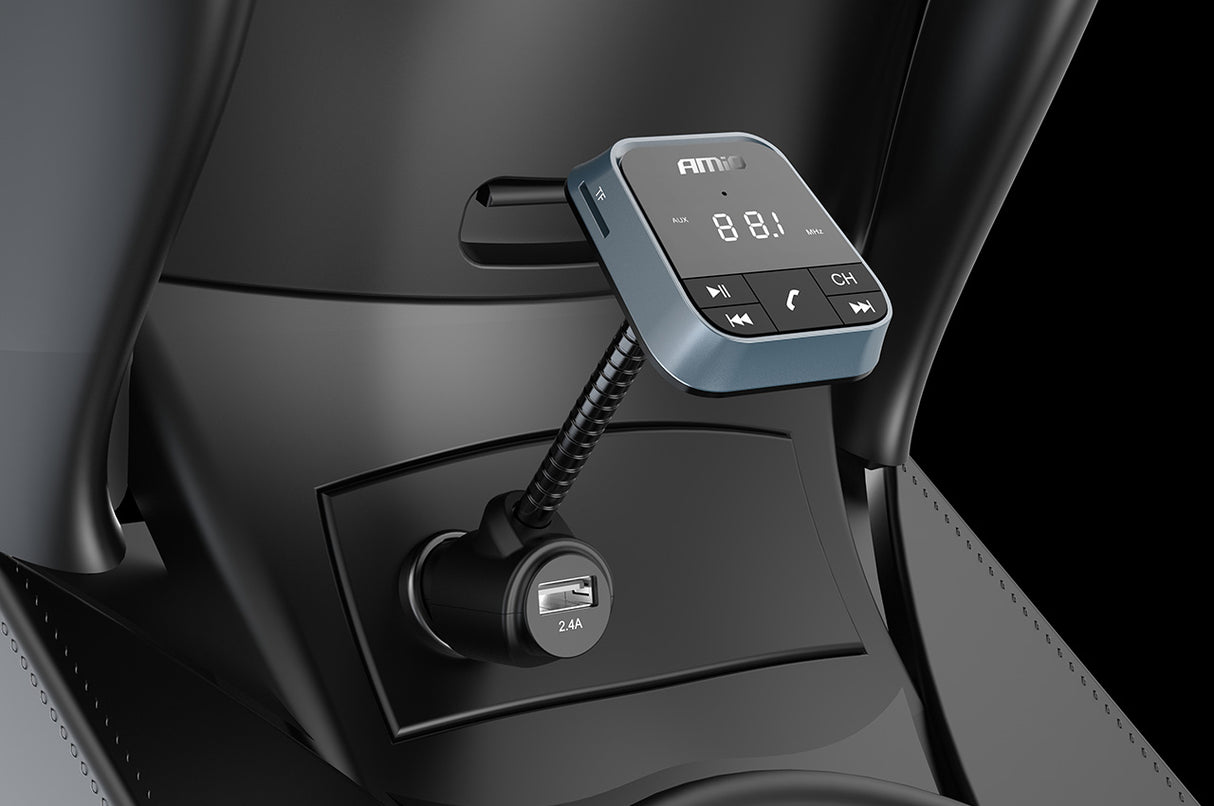 TRANSMETUES FM BLUETOOTH + KARIKUES AMIO AM-02250