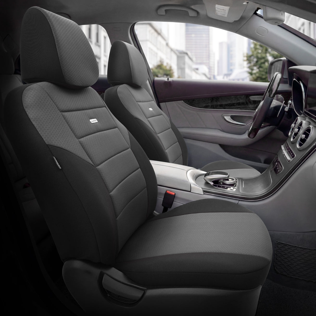 VESHJE SEDILJE OTOM ONE ONE-101 AIRBAG (BLACK+BLACK) SET