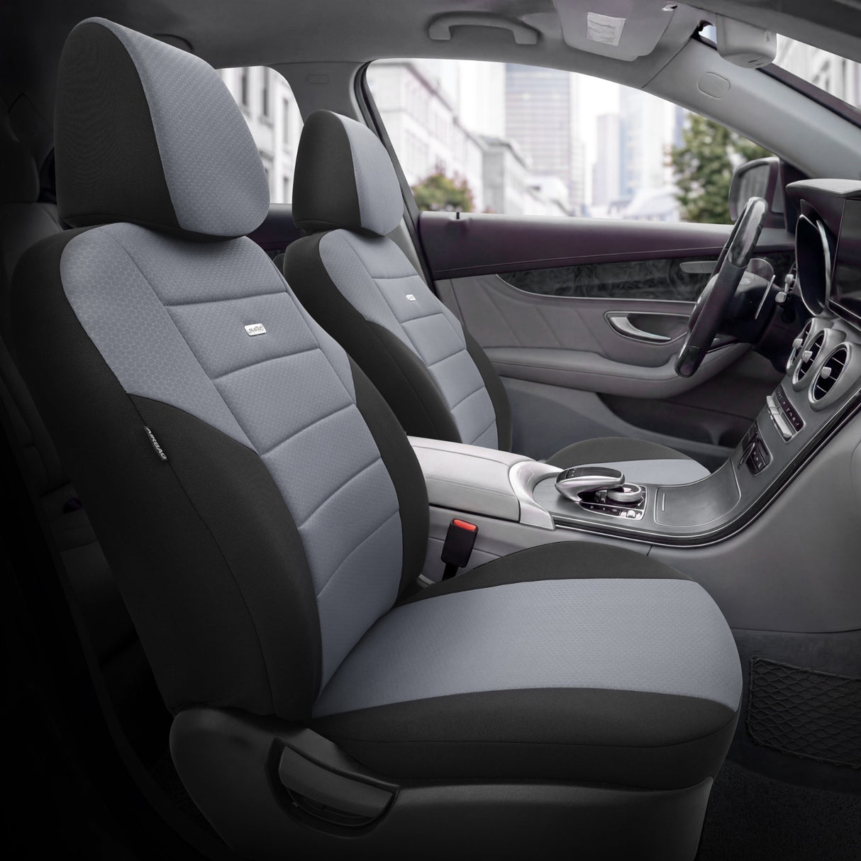 VESHJE SEDILJE OTOM ONE ONE-102 AIRBAG (GREY+BLACK) SET
