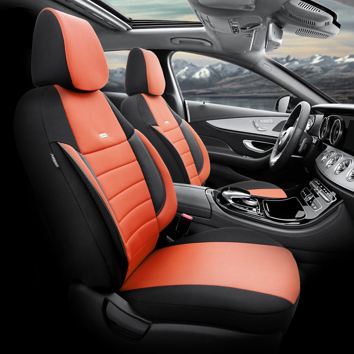 VESHJE SEDILJE OTOM PRO PRO-106 AIRBAG (CAMEL+BLACK) SET