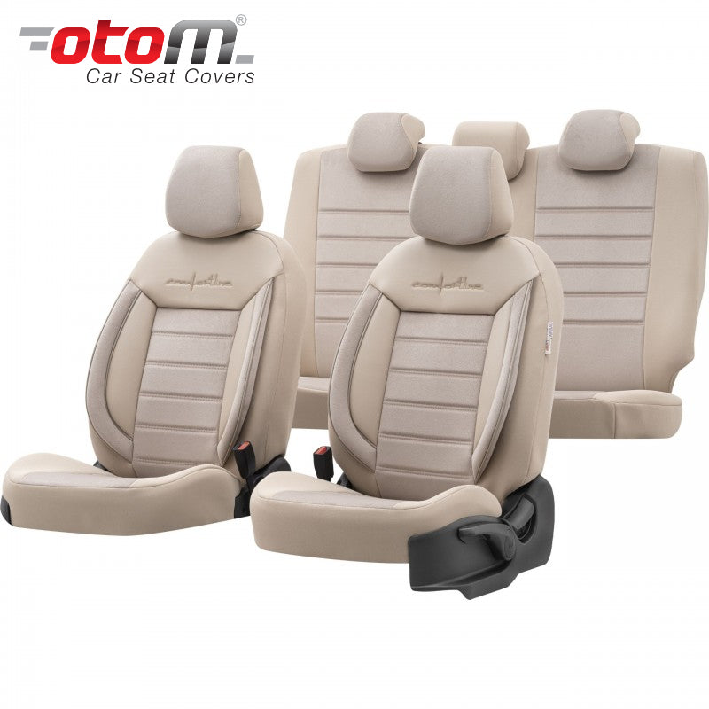 VESHJE SEDILJE OTOM COMFORTLINE CMF-210 BURNED FABRIC 3 ZINXHIRE AIRBAG (BEZHE) SET