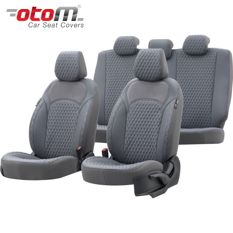 VESHJE SEDILJE OTOM CONCORDE CNC-103 BURNED FABRIC 3 ZINXHIRE AIRBAG (GRI) SET