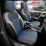 VESHJE SEDILJE OTOM NOVA NOV-3304 JACQUARD-LEATHER AIRBAG (BLUE+BLACK) SET