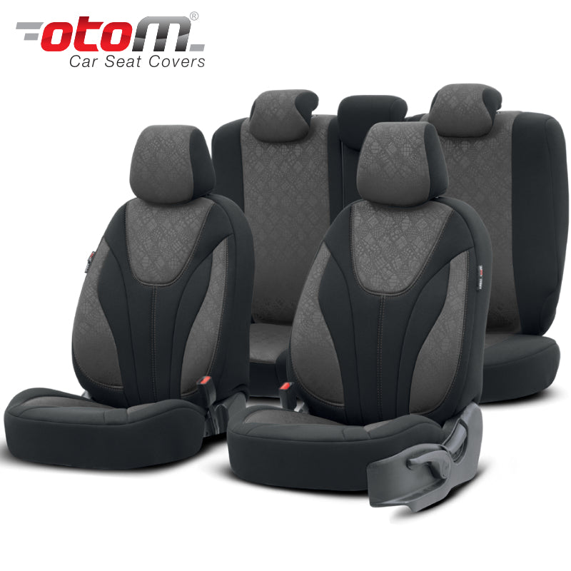 VESHJE SEDILJE OTOM RUBY RBY-1201 RASCHEL 3 ZINXHIRE AIRBAG (BLACK) SET