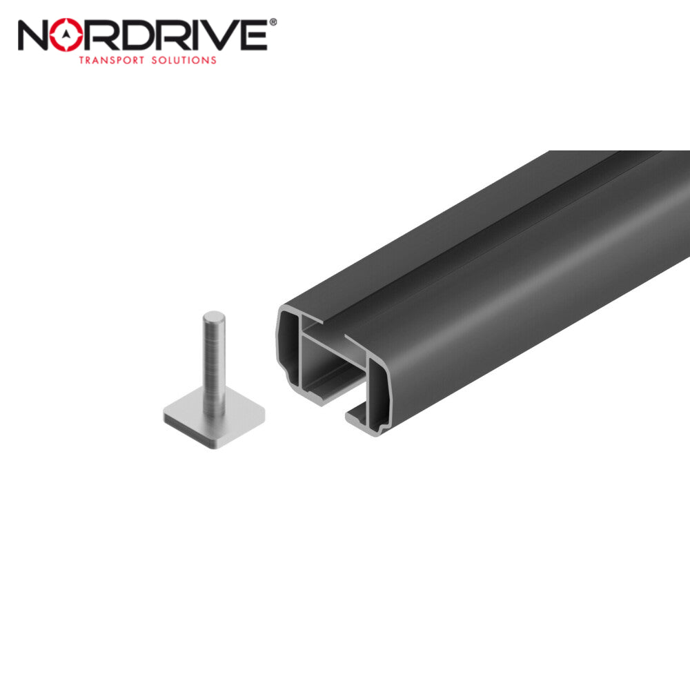 ZGARE MAKINE NORDRIVE HELIO-BLACK-ALUMINIUM OPEN RAIL LMP-N15042 XL-140cm ME CELESA SET