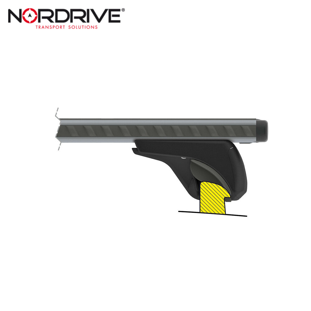 ZGARE MAKINE NORDRIVE SILENZIO-ALUMINIUM INTEGRATED RAIL LMP-N15105 M-120cm ME CELESA SET