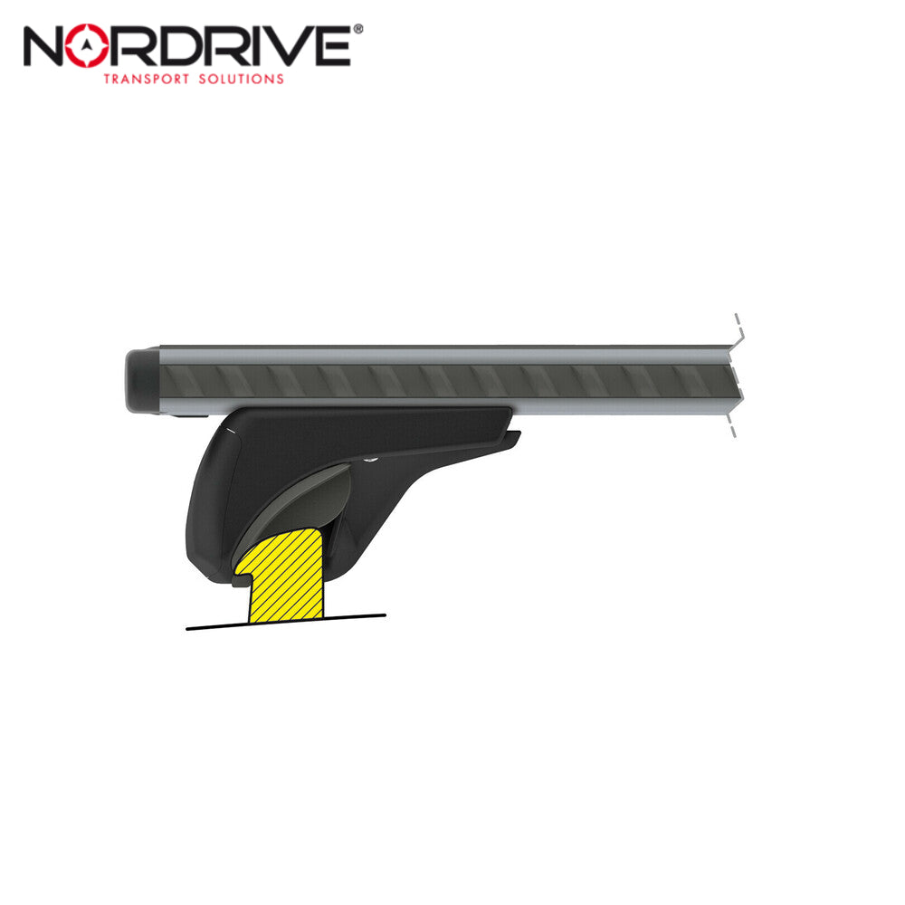 ZGARE MAKINE NORDRIVE SILENZIO-ALUMINIUM INTEGRATED RAIL LMP-N15106 L-128cm ME CELESA SET