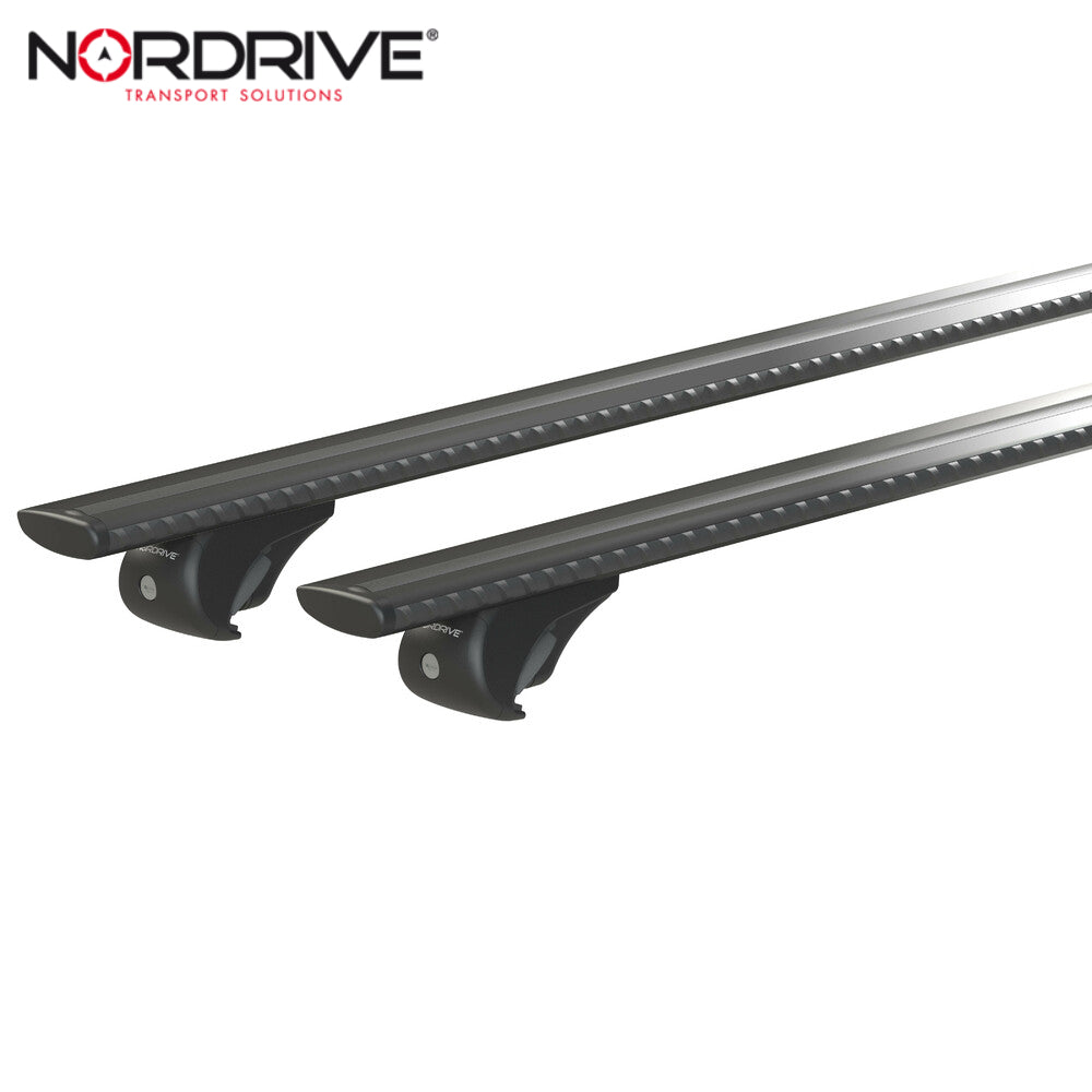 ZGARE MAKINE NORDRIVE SILENZIO-BLACK-ALUMINIUM OPEN RAIL LMP-N15091 L-128cm ME CELESA SET