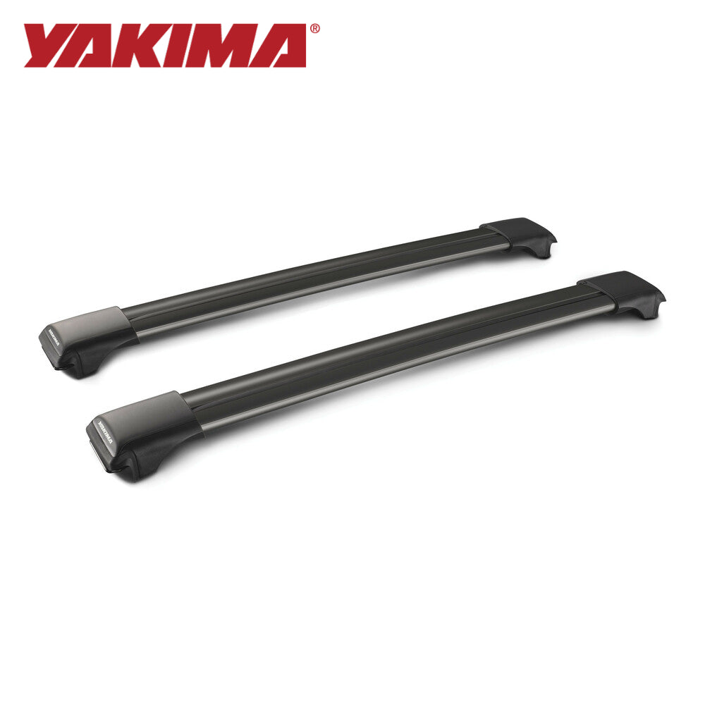 ZGARE MAKINE YAKIMA AERODYNAMIC-BLACK-ALUMINIUM OPEN RAIL LMP-Y8050248 91+97cm ILS-Included SET
