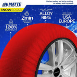 ZINXHIRE TEKSTILI PER BORE MATTE SNOW SOCKS ACTIVE-Series (E KUQE) - MASA: M