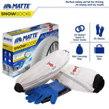 ZINXHIRE TEKSTILI PER BORE MATTE SNOW SOCKS SUPER-X-Series (E BARDHE) - MASA: XL