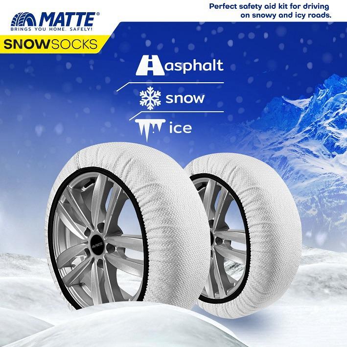 ZINXHIRE TEKSTILI PER BORE MATTE SNOW SOCKS SUPER-X-Series (E BARDHE) - MASA: XL
