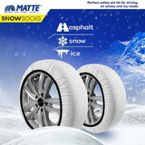 ZINXHIRE TEKSTILI PER BORE MATTE SNOW SOCKS SUPER-X-Series (E BARDHE) - MASA: XL
