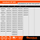 VESHJE GOMASH PER BORE DHE AKULL AUTOSOCK 600