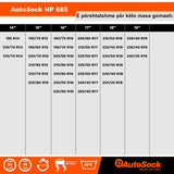 VESHJE GOMASH PER BORE DHE AKULL AUTOSOCK 685