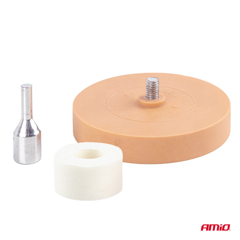 Disk gome për heqjen e ngjitësit AMiO AM-04926, 88 × 15 mm