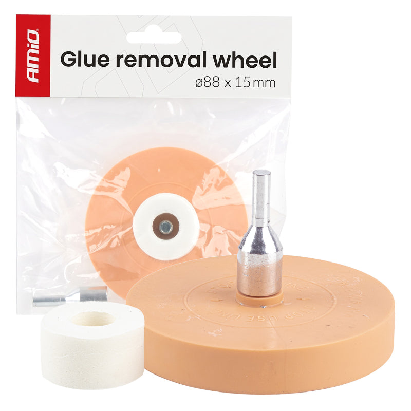 Disk gome për heqjen e ngjitësit AMiO AM-04926, 88 × 15 mm