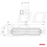 Blic LED AMiO AM-03930, 6 × 3 W, 12/24 V
