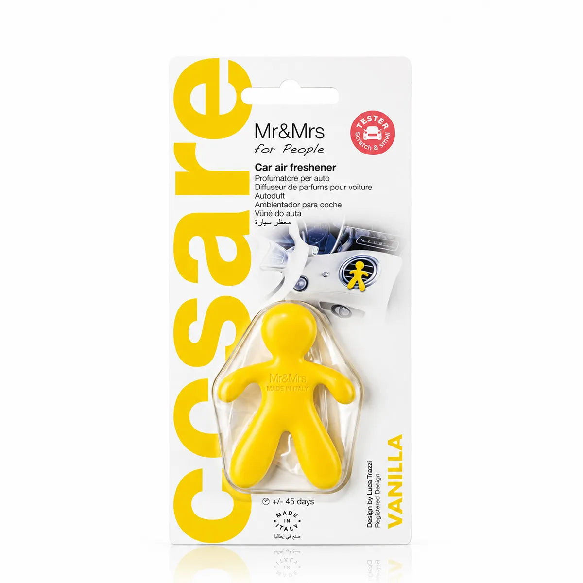 AROMATIK MR & MRS CESARE VANILLA (YELLOW)