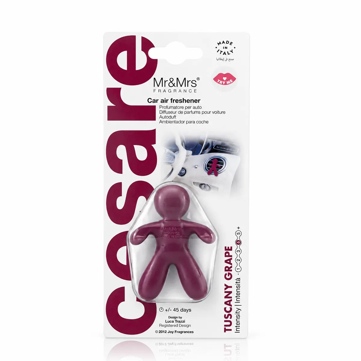 AROMATIK MR & MRS CESARE TUSCANY GRAPE (BURGUNDY)