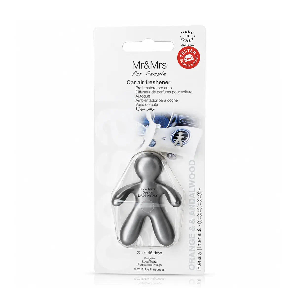 AROMATIK MR & MRS CESARE ORANGE & SANDAL WOOD (SILVER)