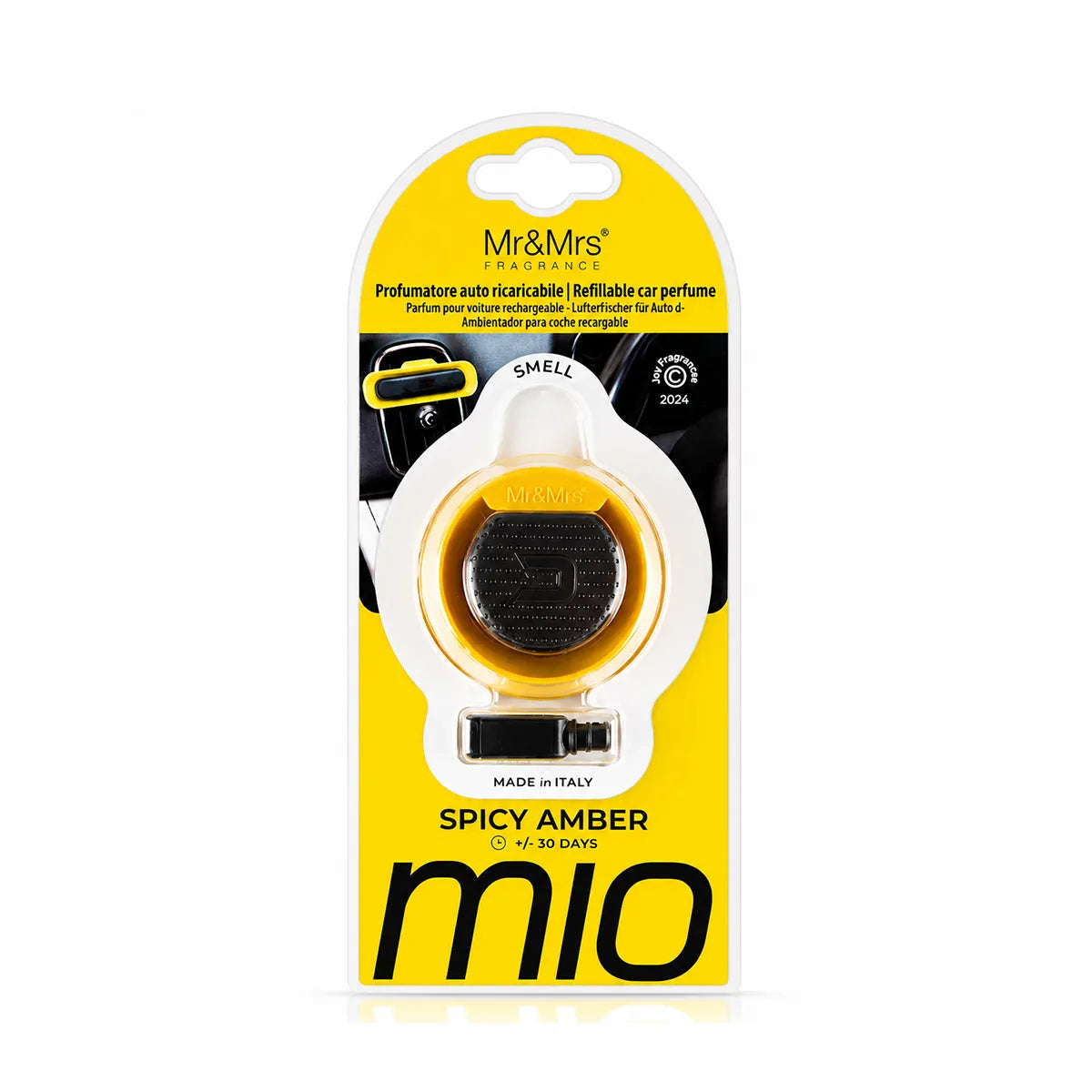 AROMATIK MR & MRS MIO ROUND SPICY AMBER (YELLOW)