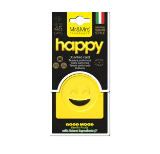 AROMATIK MR & MRS GOOD MOOD - SCENTED CARD (YELLOW HAPPY)