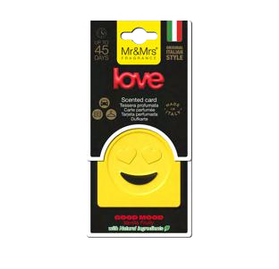 AROMATIK MR & MRS GOOD MOOD - SCENTED CARD (YELLOW LOVE)