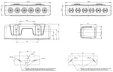 FENELINE ME LED MT-WLB-11731-Y 10-32V 7.3W 6-LED IP68 (ECE SEA/DOT) E VERDHE 1 COPE