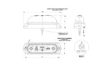 SINJAL KAMIONI LED MT-WMLHOR-370 12/24V 3-LED E BARDHE 1 COPE