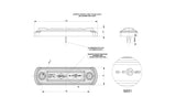 SINJAL KAMIONI LED MT-WMLHOR-677 12/24V 4-LED E KUQE 1 COPE