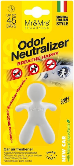 AROMATIK MR & MRS ODOUR NEUTRALIZER - CESARE NEW CAR (WHITE)